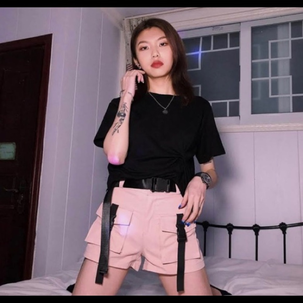 Cargo high waist shorts